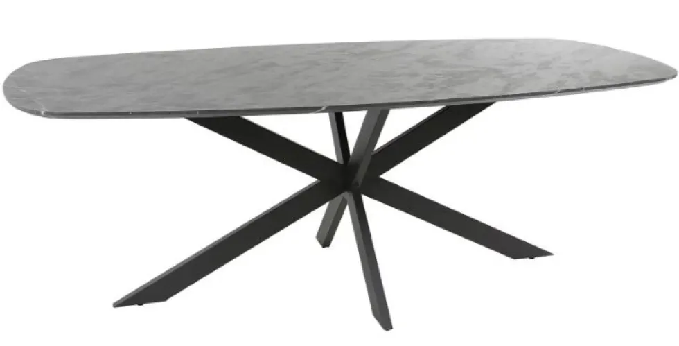 Amsterdam Onyx Cross ruokapöytä 215cm