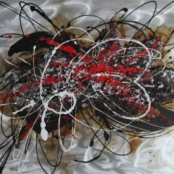 Canvastaulu 60x60, metallisävy