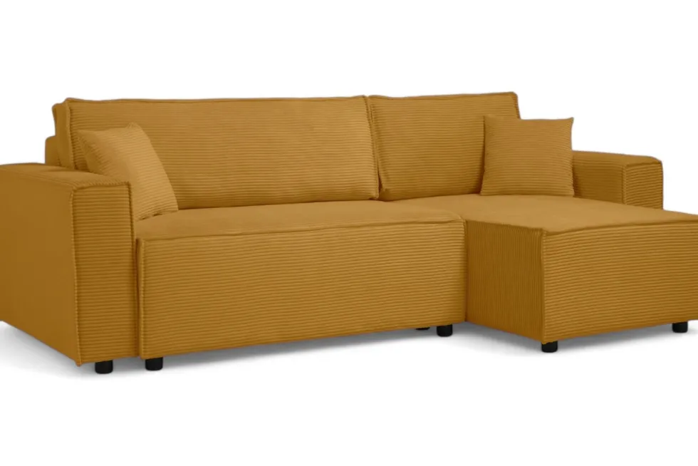 Deco divaanisohva vuodesohva, keltainen