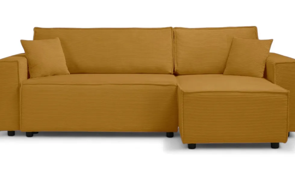 Deco divaanisohva vuodesohva, keltainen