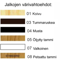 Emma vuodesohva divaanilla, eri värejä