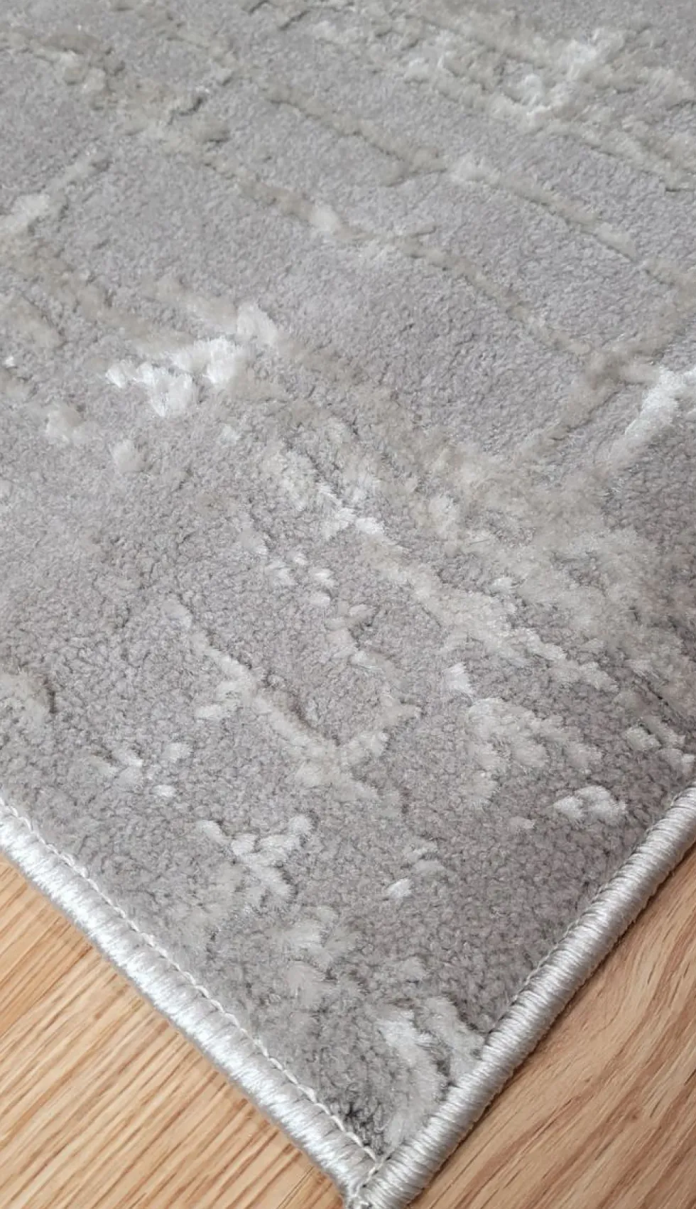 Fayette käytävämatto Kuura harmaa, eri kokoja