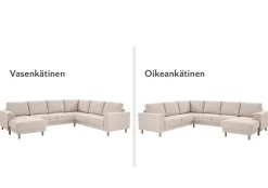 Gamma Max U-kulmasohva beige