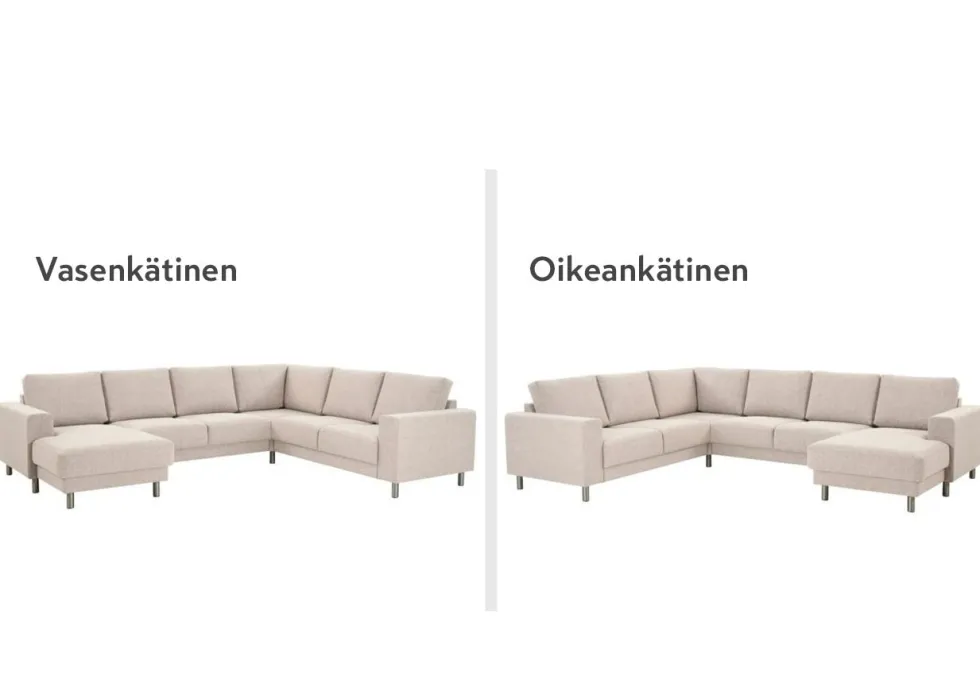 Gamma Max U-kulmasohva beige