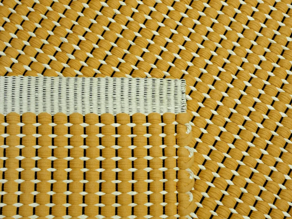 Hanna Korvela Duetto 2 matto, keltainen, 160x230cm