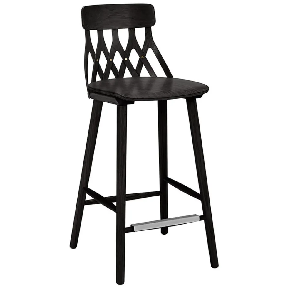 Hans K Y5-baarituoli, 63cm musta