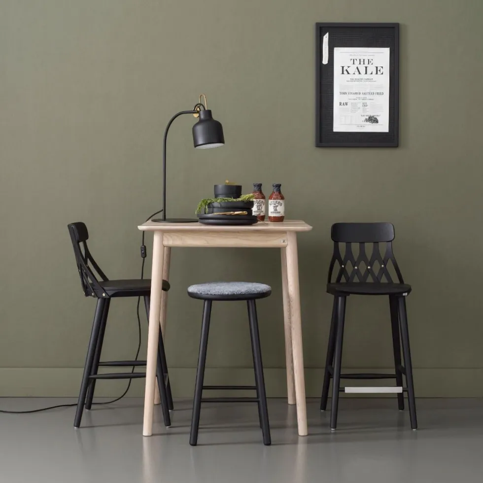 Hans K Y5-baarituoli, 63cm musta