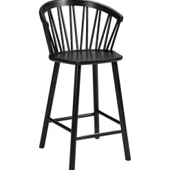 Hans K ZigZag baari nojatuoli 63cm, musta