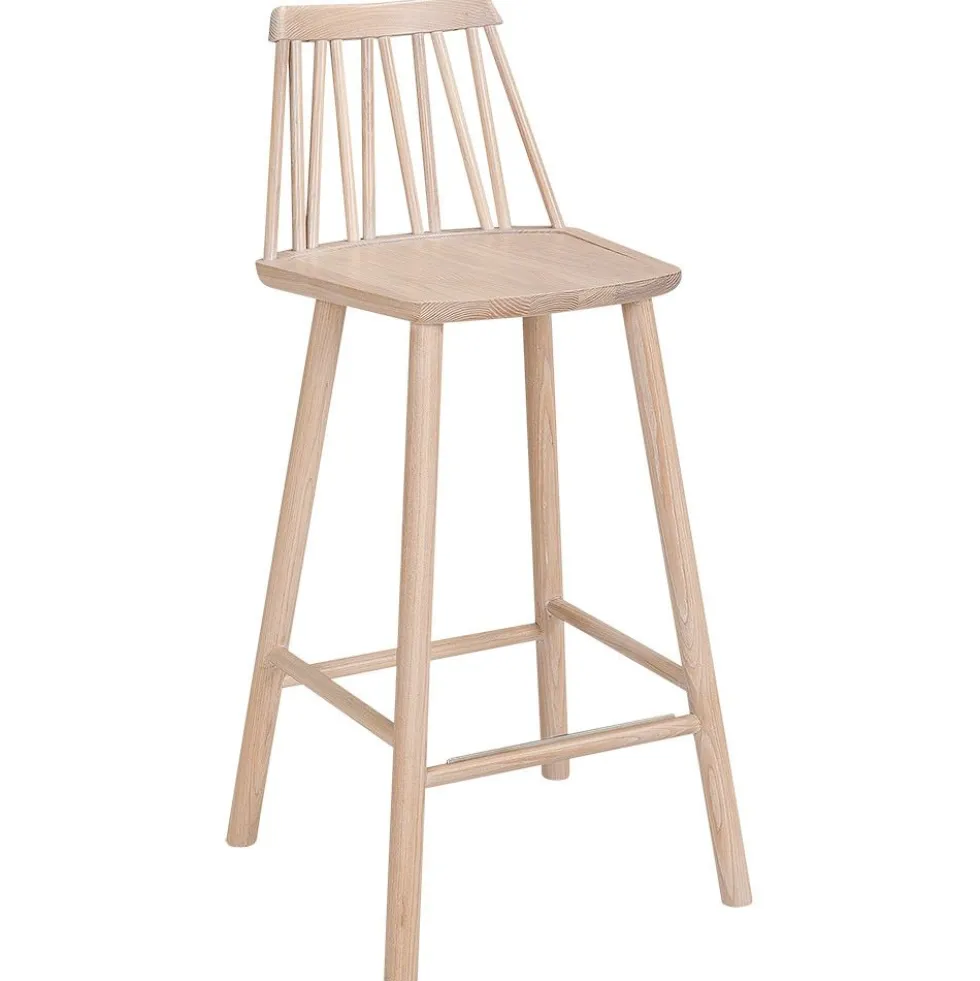 Hans K ZigZag baarituoli 63cm, valkolakattu