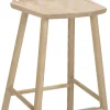 Hans K ZigZag baarituoli 63cm, valkoöljytty tammi
