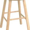 Hans K ZigZag jakkara 47cm, valkoöljytty tammi