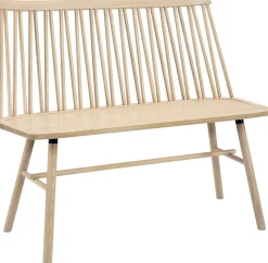 Hans K ZigZag penkki, valkoöljytty tammi