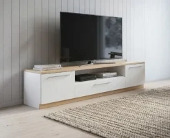 Havi TV-taso 180cm 2-ovella ja laatikolla, eri värejä