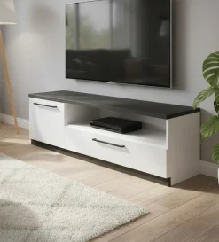 Havi TV-taso 135cm ovella ja laatikolla, eri värejä