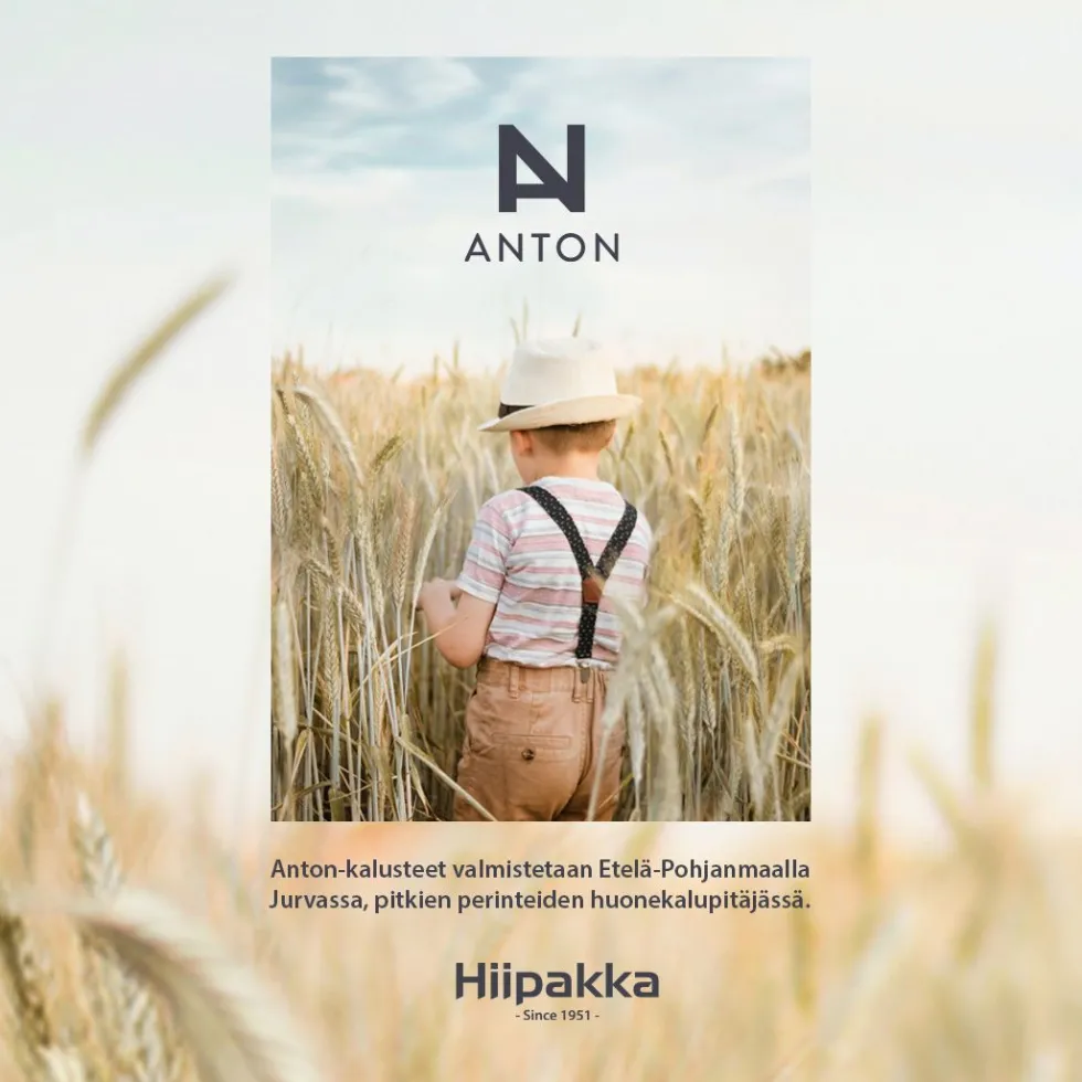 Hiipakka Anton tv-taso 100cm, lasiovi+laatikot