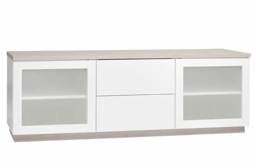 Hiipakka Anton TV-taso 150cm, lasiovilla
