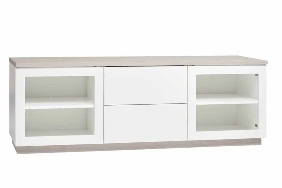 Hiipakka Anton TV-taso 150cm, lasiovilla