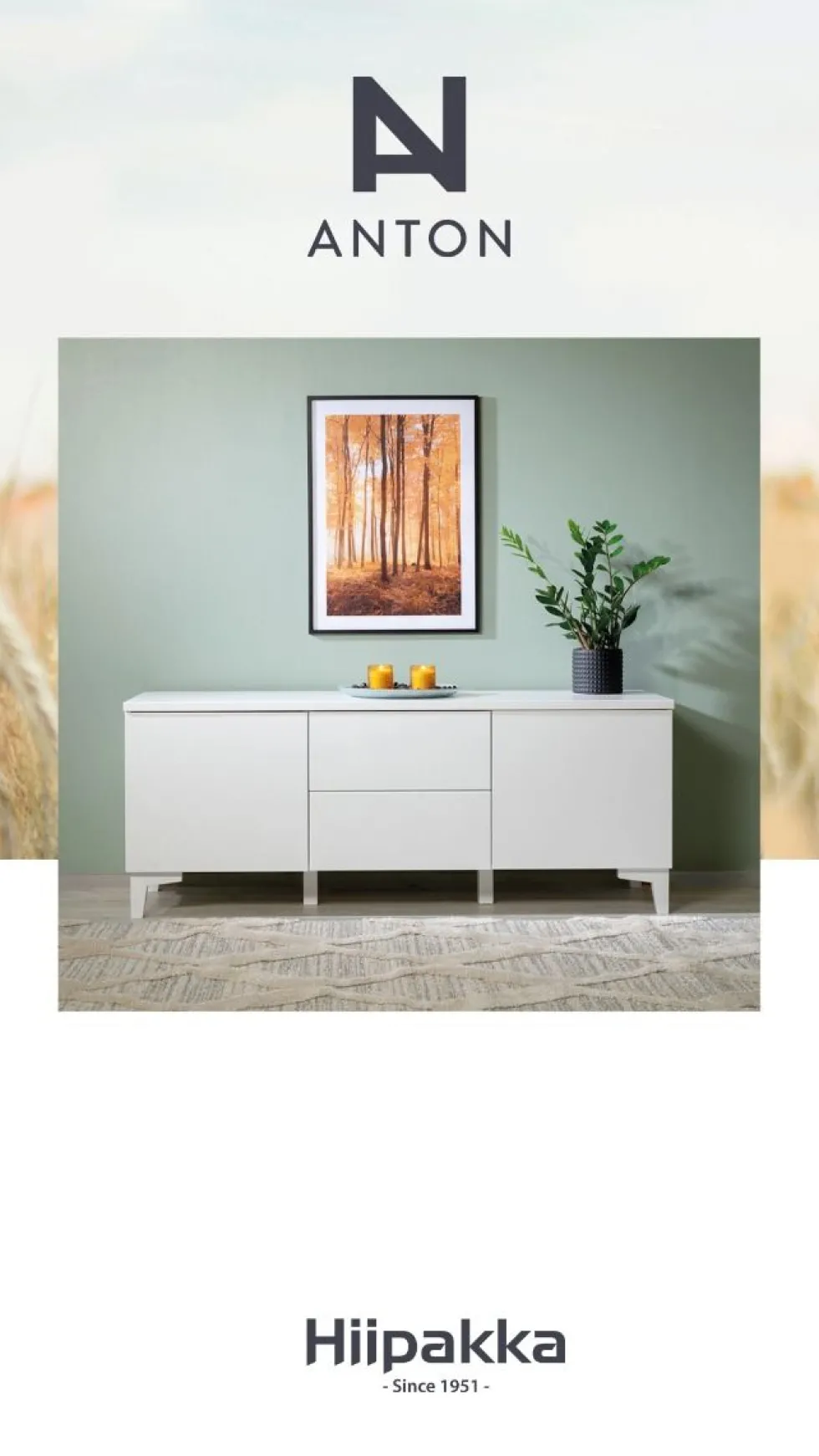 Hiipakka Anton TV-taso 150cm, umpiovilla