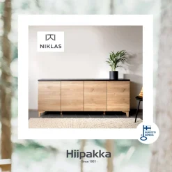 Hiipakka Niklas senkki 200 cm, umpiovilla