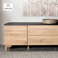 Hiipakka Niklas tv-taso 200 cm, umpiovilla