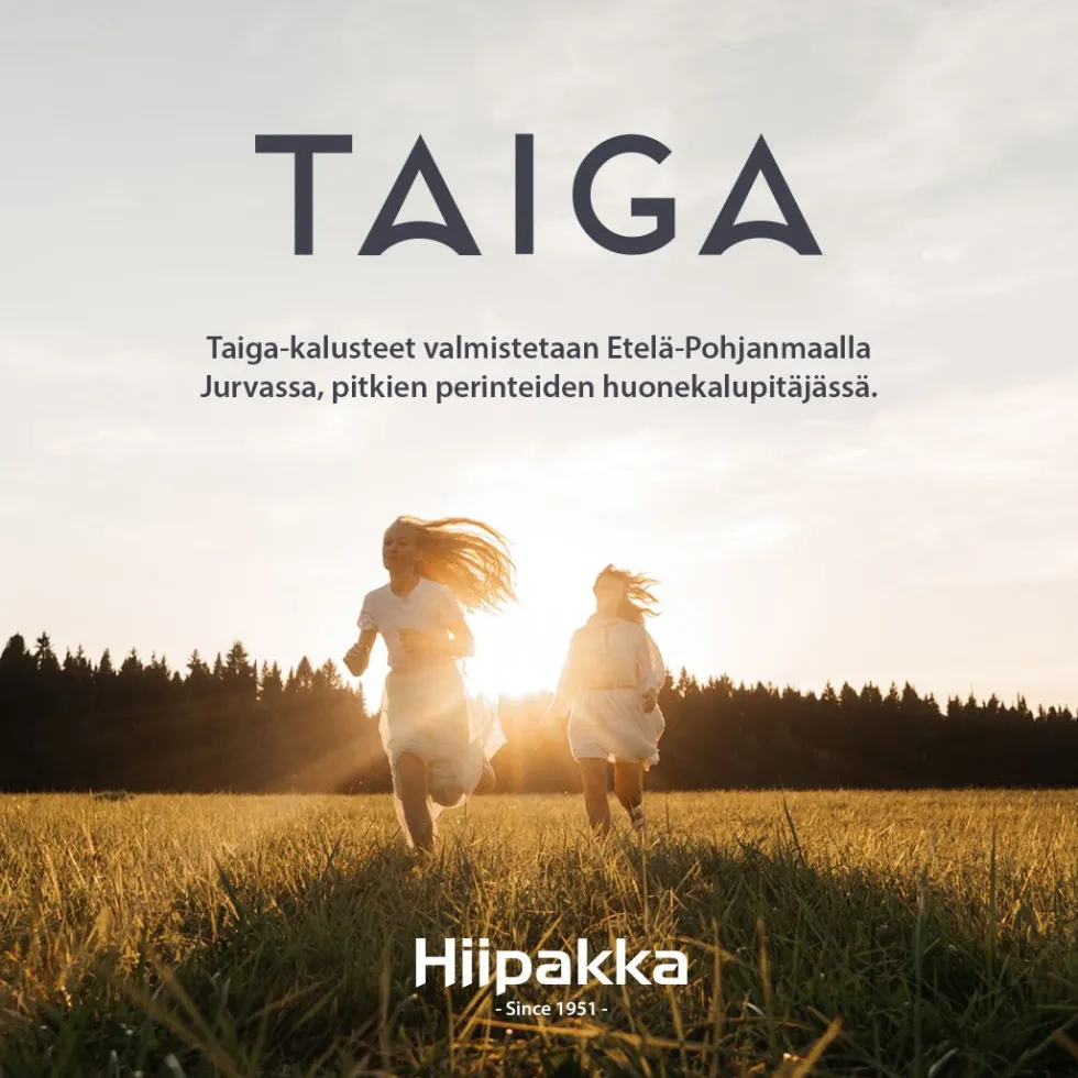 Hiipakka Taiga 5.5 korkea tv-taso 134 cm kirkkaalla lasilla