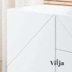 Hiipakka Vilja lipasto 50 cm kaapilla, valkoinen