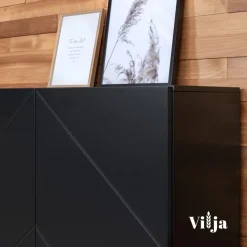 Hiipakka Vilja lipasto 50 cm laatikoilla, musta