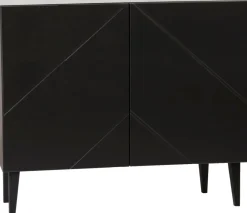 Hiipakka Vilja ovikaappi/lipasto 100cm, musta