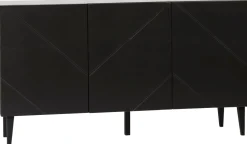 Hiipakka Vilja senkki 150cm umpiovilla, musta