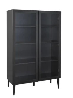 Hiipakka Vilja vitriini 100cm, musta