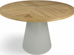 Hugo pyöreä terassipöytä 120 cm, tiikkiä
