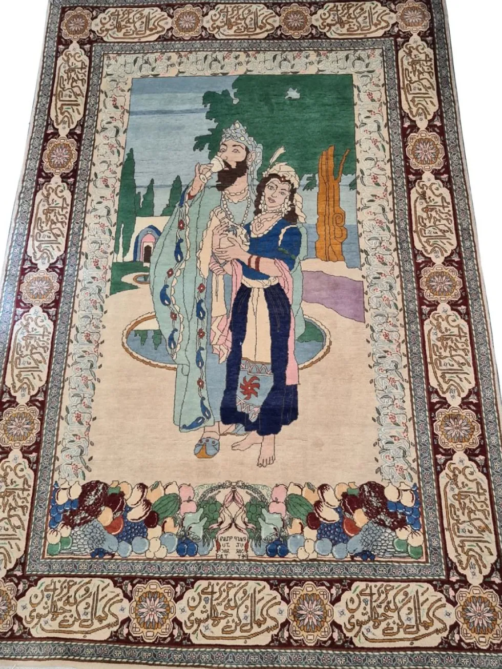 Isfahan matto, 139x216 cm