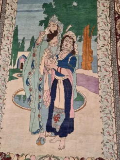 Isfahan matto, 139x216 cm