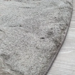 Jasmine matto, harmaa, pyöreä