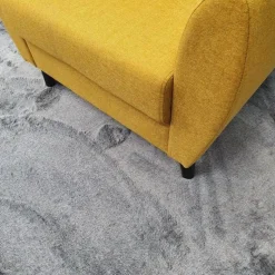 Jasmine matto, harmaa, pyöreä
