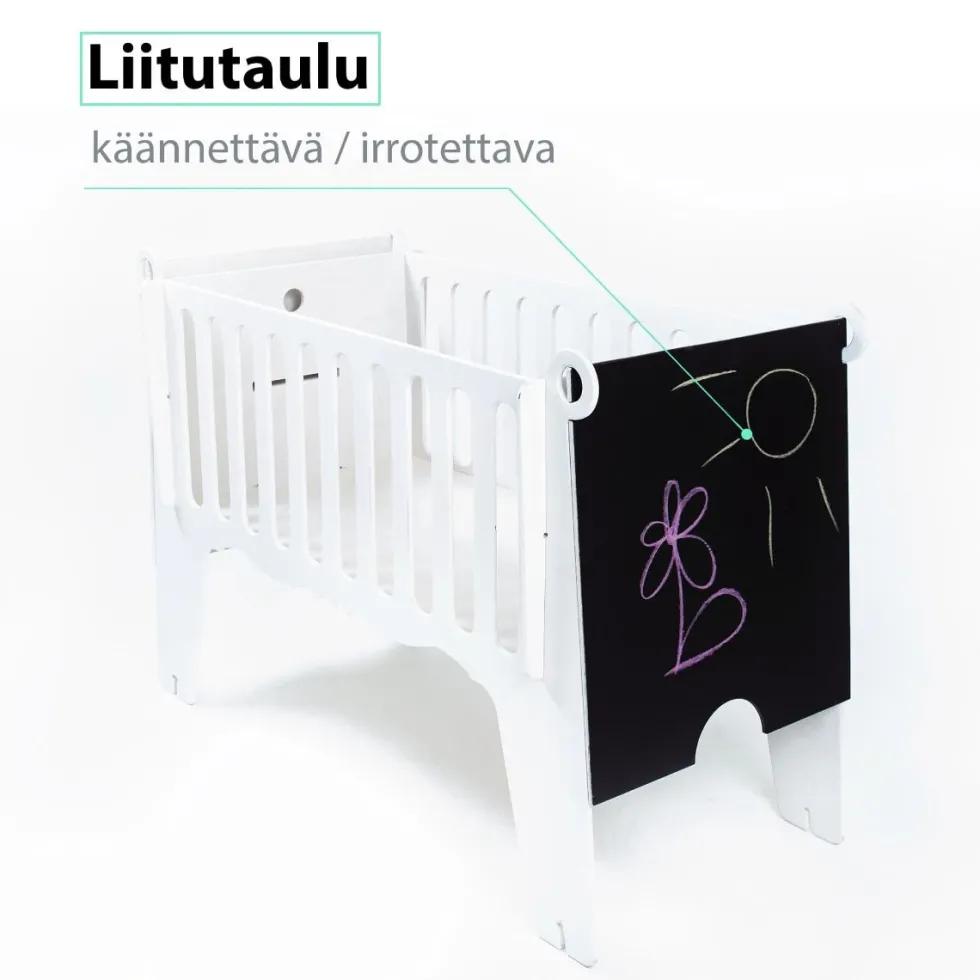 Koivupuu kehto + keinuhevonen, kampanja