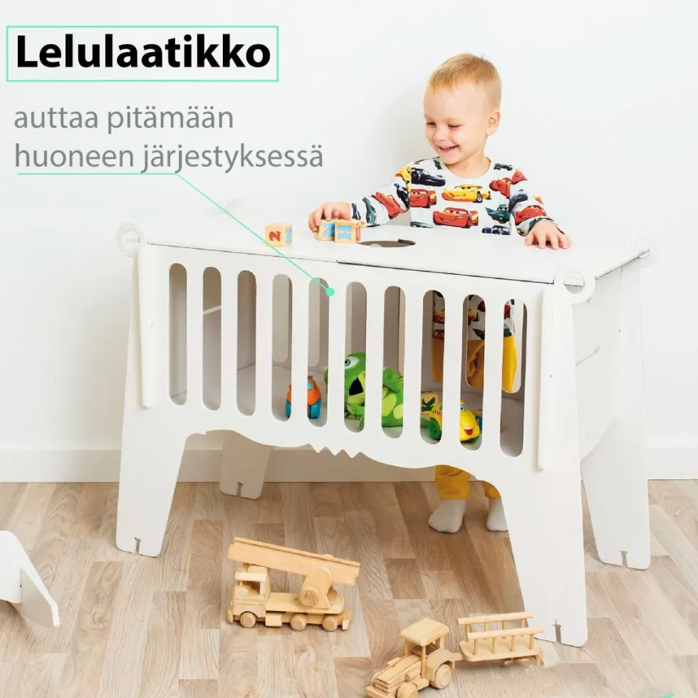 Koivupuu kehto + keinuhevonen, kampanja