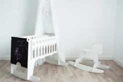 Koivupuu kehto + keinuhevonen, kampanja
