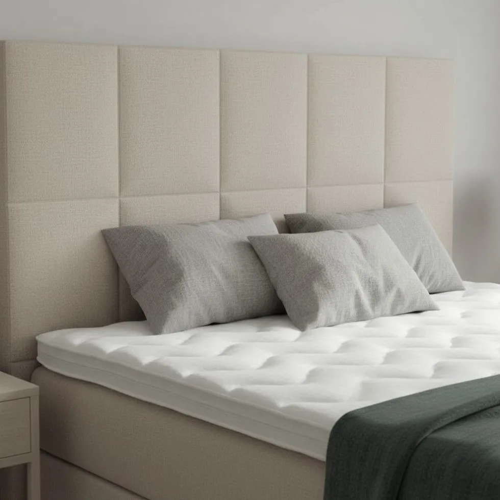 Komia sängynpääty 180cm, taupe