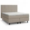 Komia 180x200 cm jenkkisänky + sängynpääty, taupe