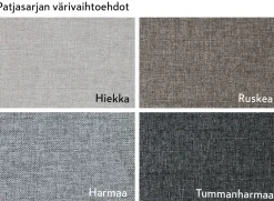Konsta puinen laverisohva harmaa, eri vaihtoehtoja