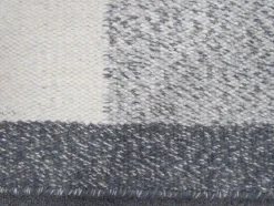 Käsinkudottu Dhurrie matto, harmaa 160x230cm