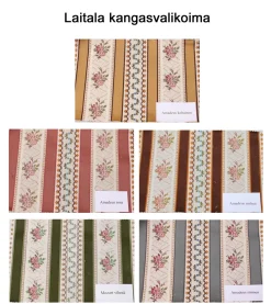 Laitala Kustavilainen nojatuoli, paljon värejä