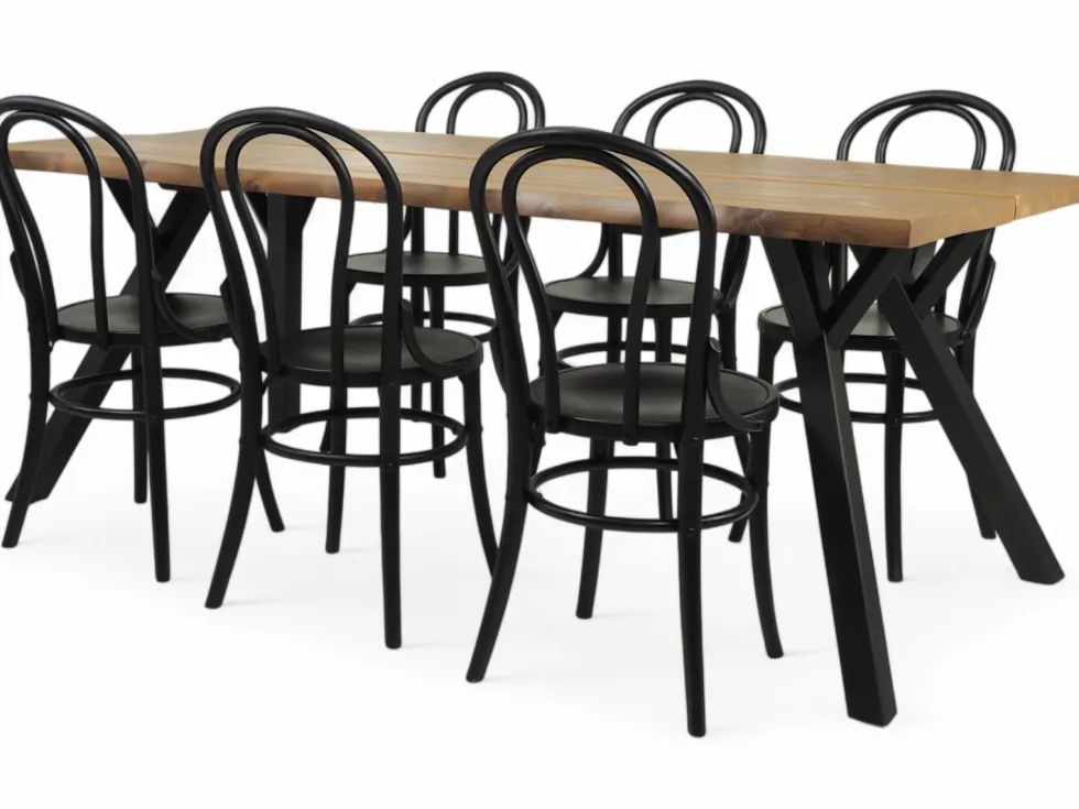 Lana-Bistro ruokaryhmä kuudelle, eri värejä