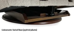 La-Z-Boy Empire recliner mekanismituoli, musta nahka