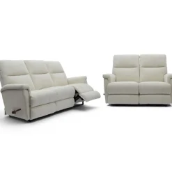 La-Z-Boy Ethan 3+2 recliner sohvakalusto, vaalea