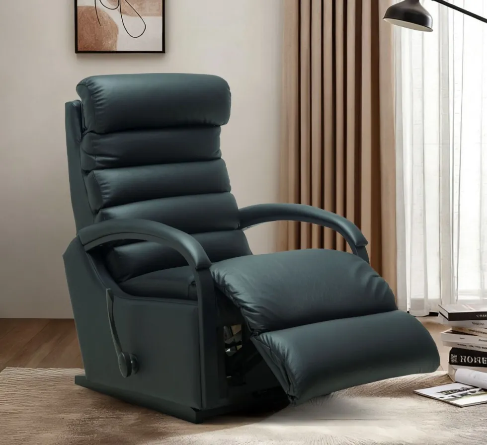 La-Z-Boy Norman recliner mekanismituoli, musta nahka