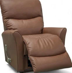 La-Z-Boy Rowan recliner mekanismituoli, ruskea nahka