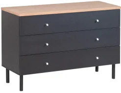 Lehto lipasto 101cm, musta/tammi
