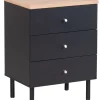 Lehto lipasto 51cm, musta/tammi